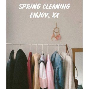 SPRING CLEANING MY CLOSET THIS WEEK!